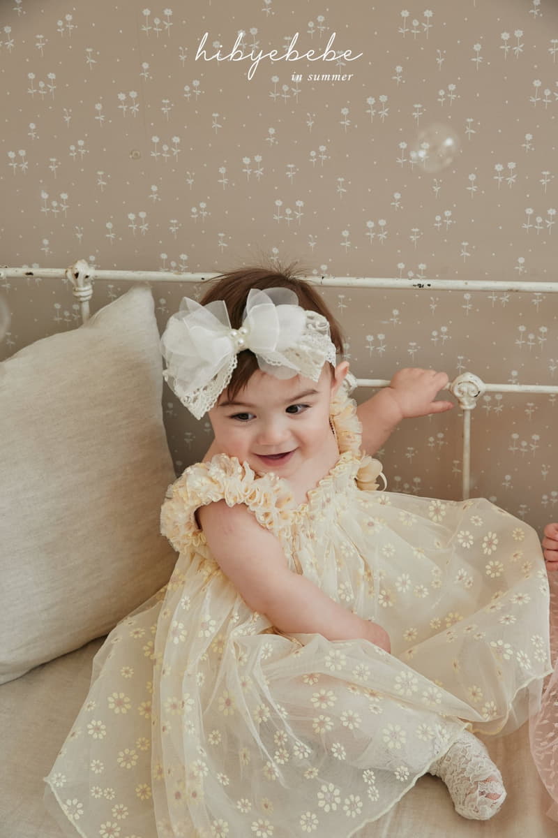 Hi Byebebe - Korean Baby Fashion - #babyboutique - Frill Wing One-piece - 4