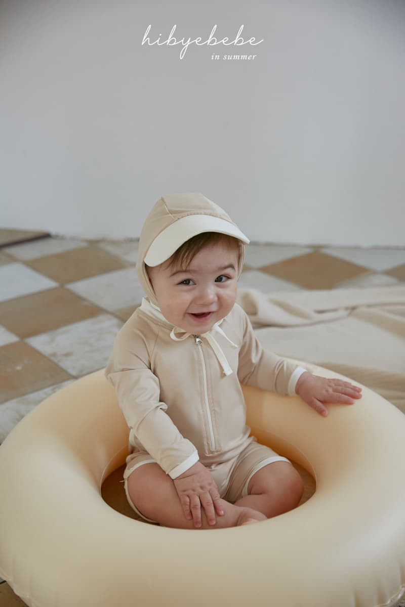 Hi Byebebe - Korean Baby Fashion - #babyboutiqueclothing - Tube Tayo Swim Bodysuit with Hat - 3