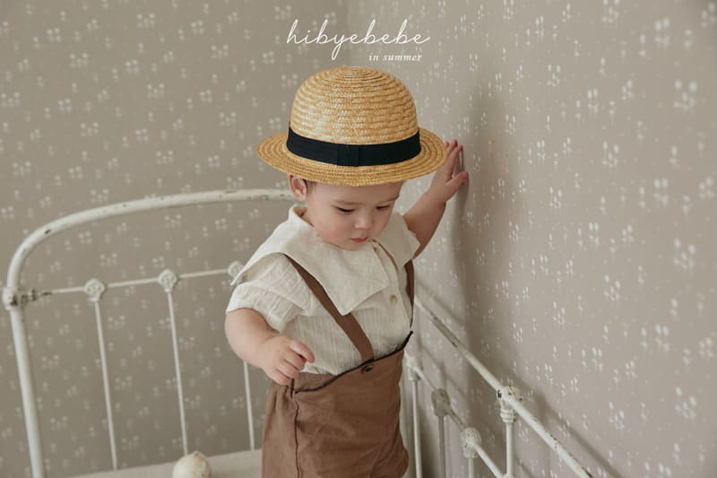 Hi Byebebe - Korean Baby Fashion - #babyclothing - Peter Pan Straw Hat - 9