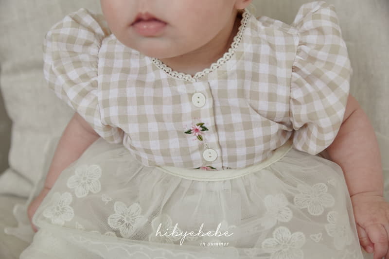 Hi Byebebe - Korean Baby Fashion - #babyfashion - Flower Button Skirt Bodysuit - 8