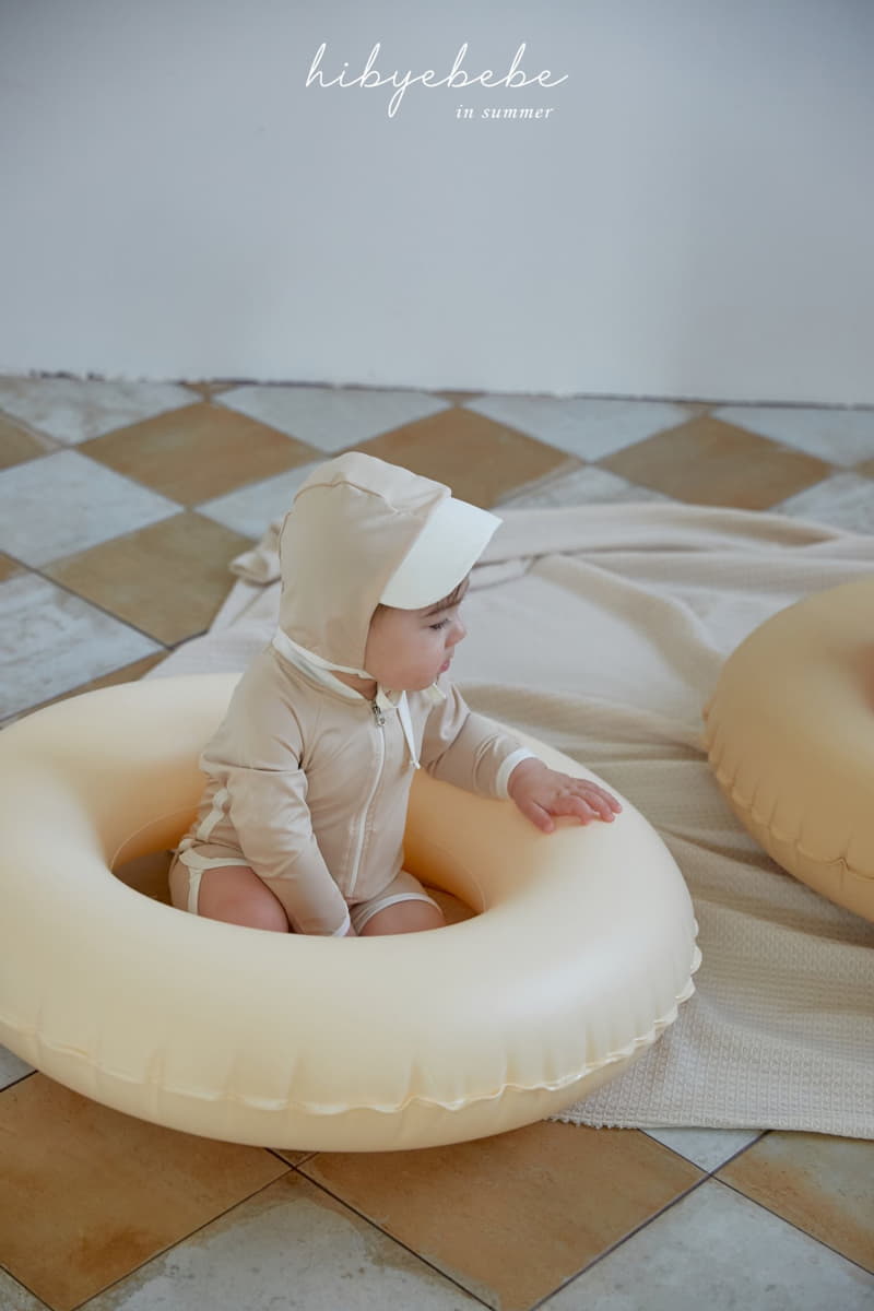Hi Byebebe - Korean Baby Fashion - #babyfever - Tube Tayo Swim Bodysuit with Hat - 6