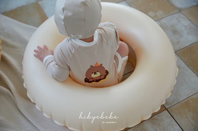 Hi Byebebe - Korean Baby Fashion - #babylifestyle - Tube Tayo Swim Bodysuit with Hat - 8