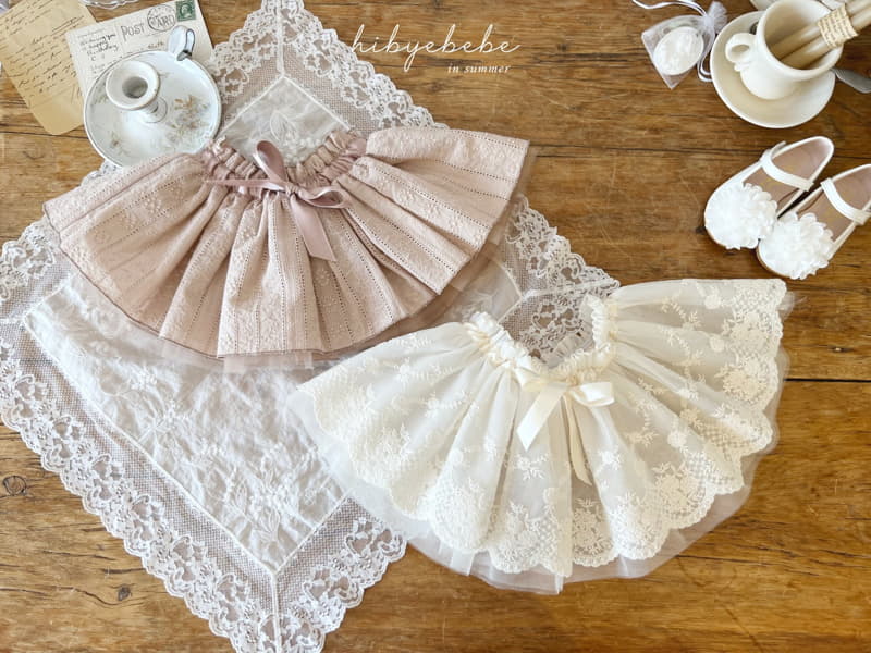 Hi Byebebe - Korean Baby Fashion - #babyoutfit - Lace Skirt - 5