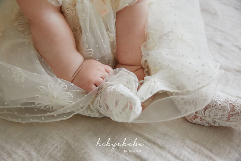 Hi Byebebe - Korean Baby Fashion - #babyoutfit - Flower Mesh Socks - 6