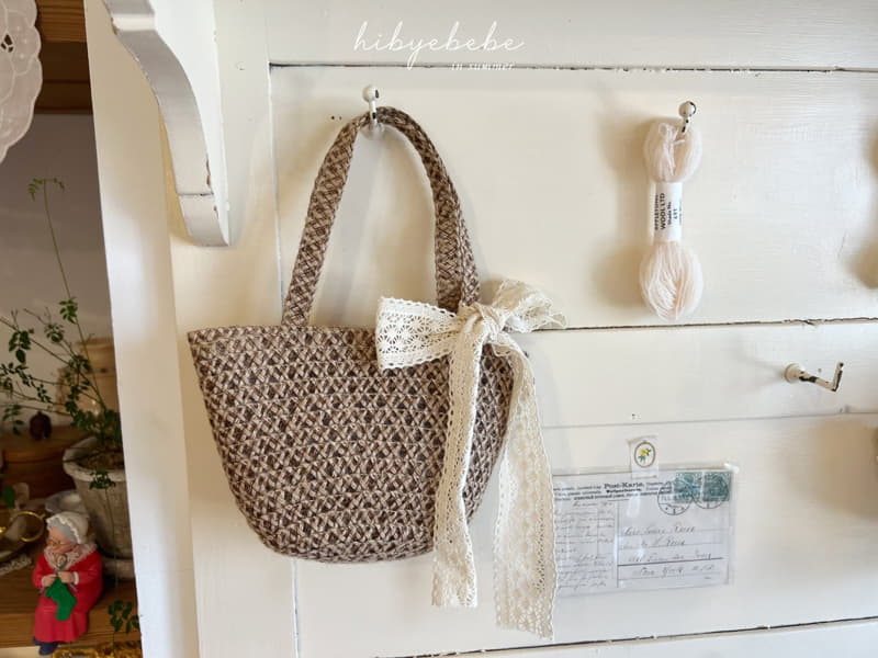 Hi Byebebe - Korean Baby Fashion - #babyoutfit - Summer Picnic Straw Bag - 6