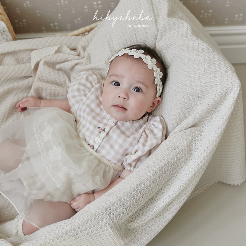 Hi Byebebe - Korean Baby Fashion - #babywear - Flower Embrodiery Layered Apron - 10
