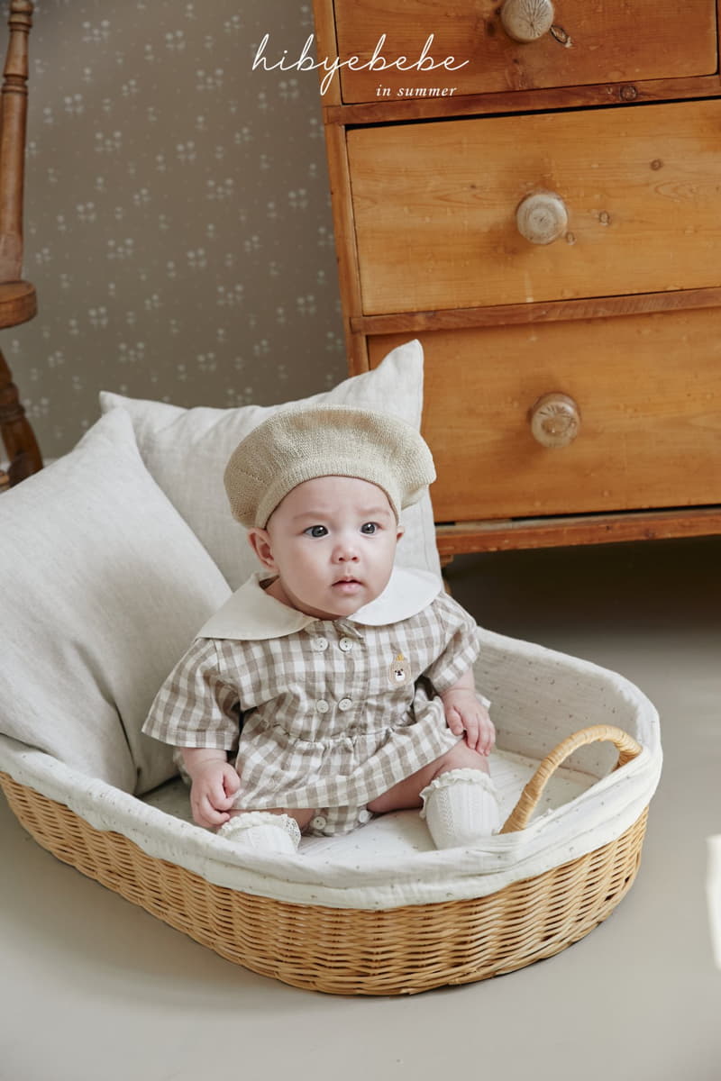Hi Byebebe - Korean Baby Fashion - #babywear - Rabbit Collar Double One-piece - 12