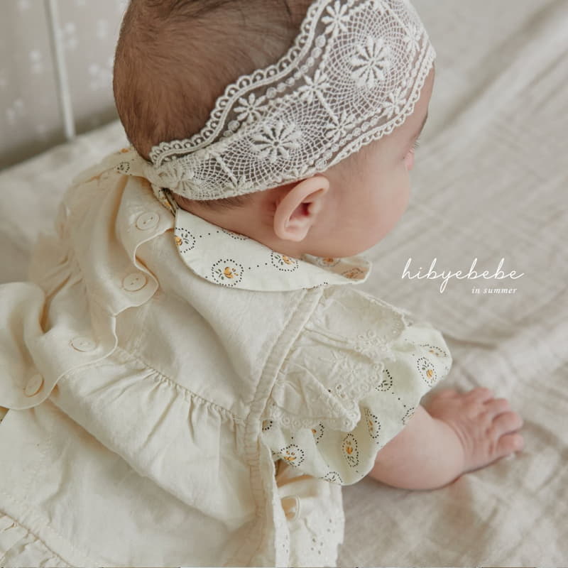 Hi Byebebe - Korean Baby Fashion - #babywear - Zoana Collar Top Bottom Set - 3