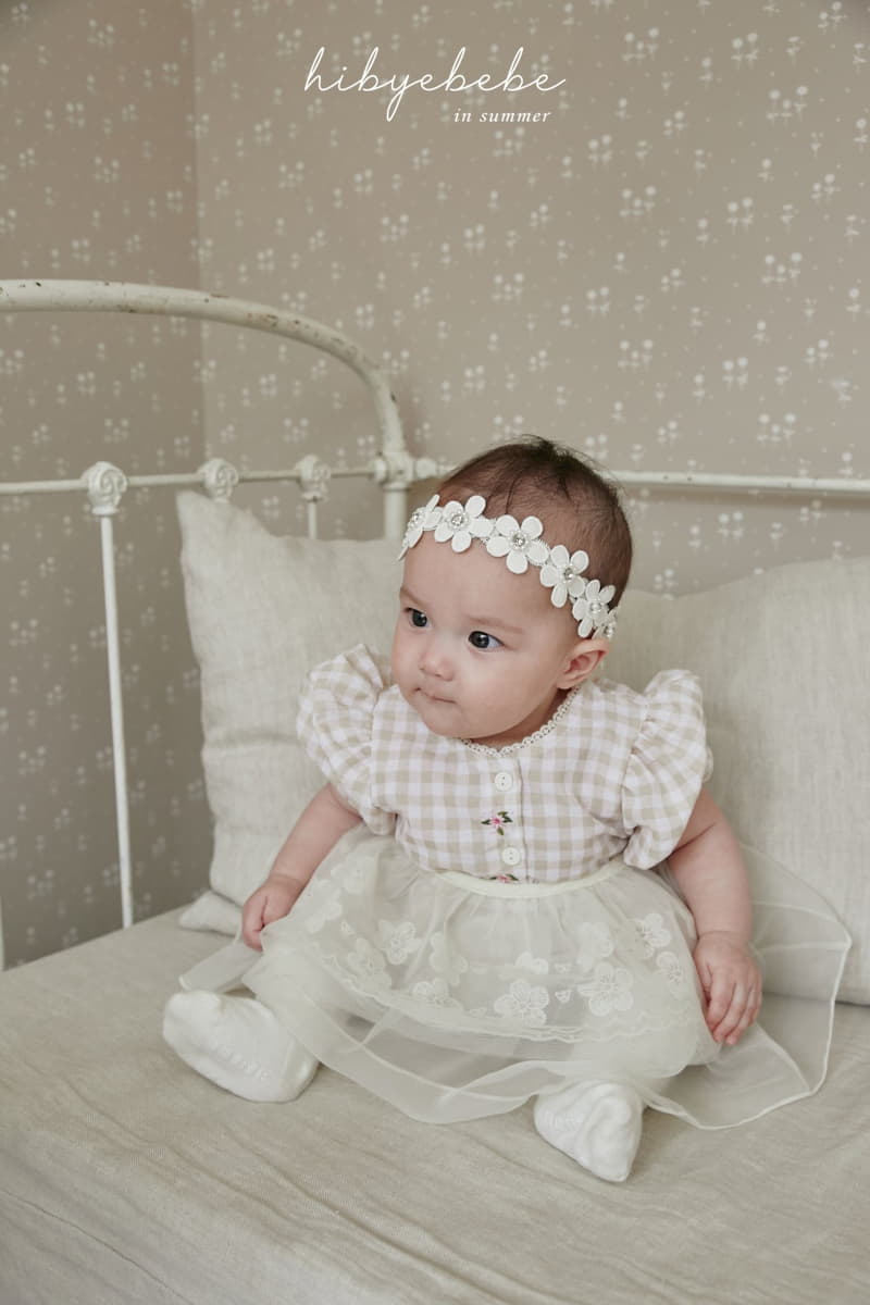 Hi Byebebe - Korean Baby Fashion - #onlinebabyboutique - Flower Embrodiery Layered Apron - 11