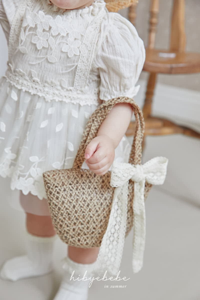 Hi Byebebe - Korean Baby Fashion - #onlinebabyboutique - Summer Picnic Straw Bag - 8