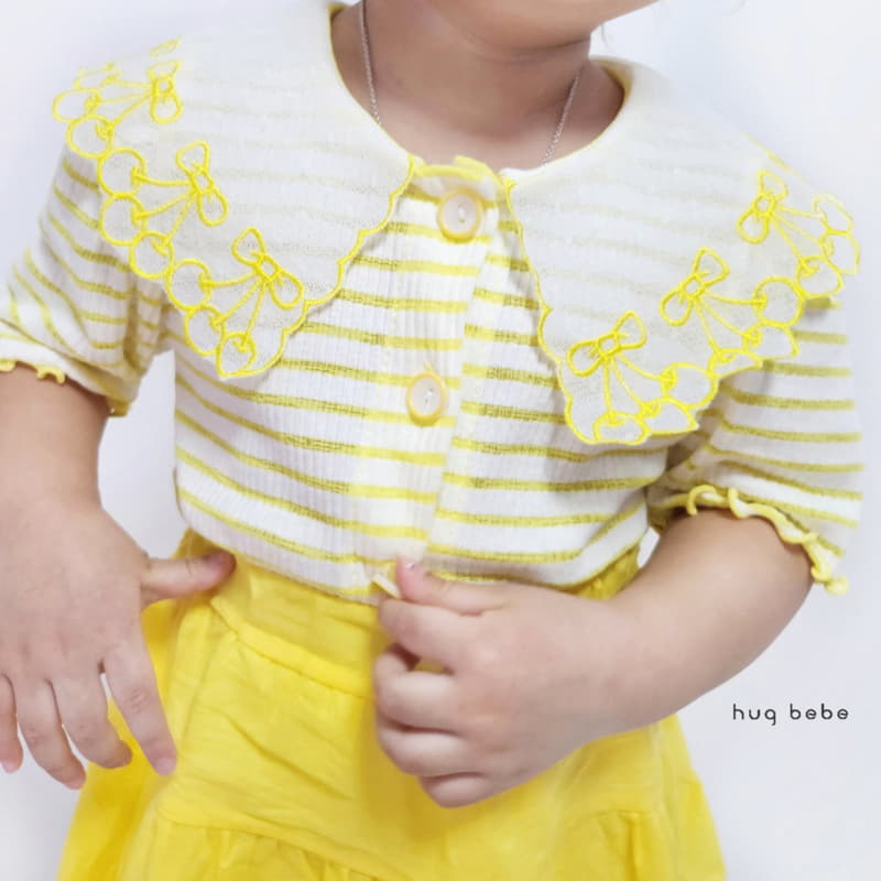 Hug Bebe - Korean Children Fashion - #kidzfashiontrend - Ribbon Cherry Cardigan - 4