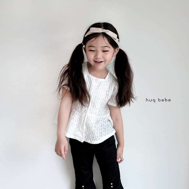 Hug Bebe - Korean Children Fashion - #childrensboutique - Pearl Ribbon Pants - 12