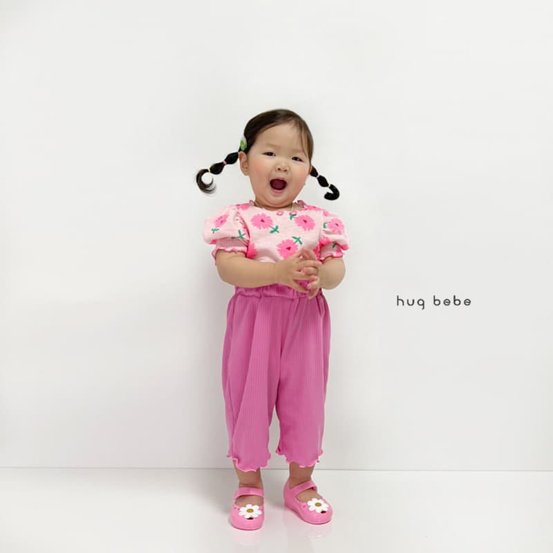 Hug Bebe - Korean Children Fashion - #fashionkids - Charlang Rib Pants - 10