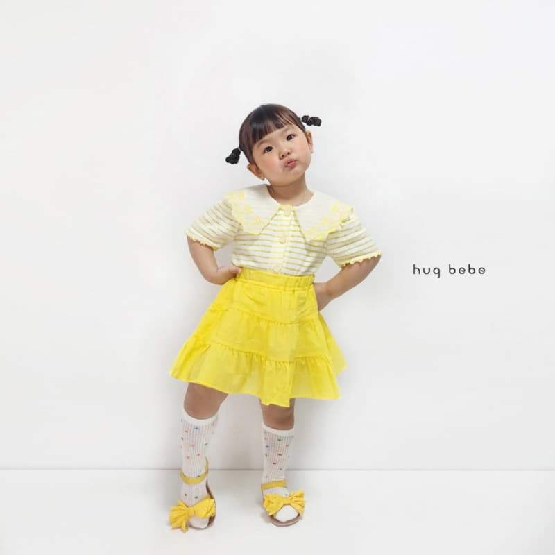 Hug Bebe - Korean Children Fashion - #kidsshorts - Ribbon Cherry Cardigan