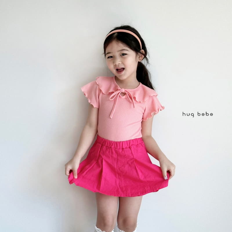Hug Bebe - Korean Children Fashion - #kidsstore - Linen Skirt Pants - 3
