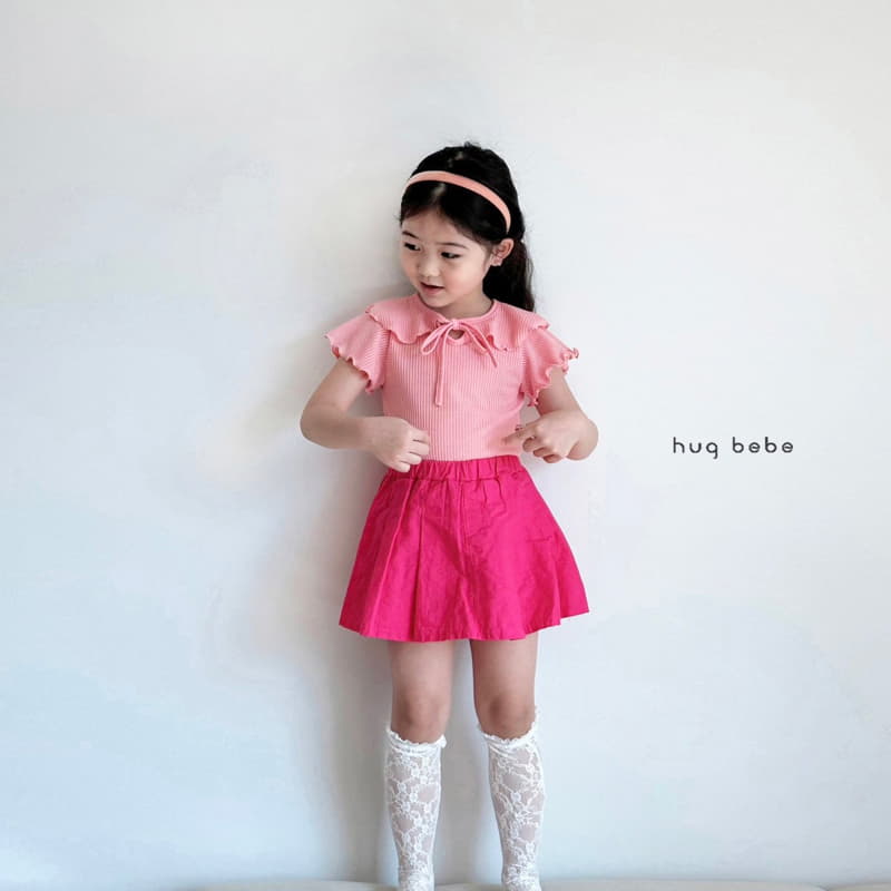 Hug Bebe - Korean Children Fashion - #kidsstore - Linen Skirt Pants - 4