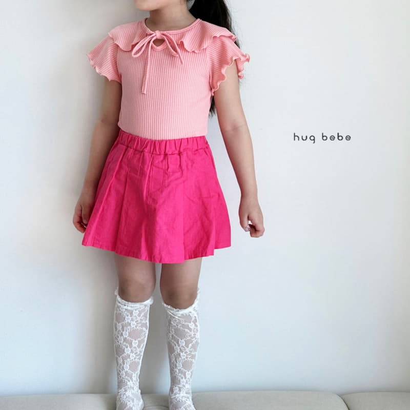 Hug Bebe - Korean Children Fashion - #littlefashionista - Linen Skirt Pants - 6