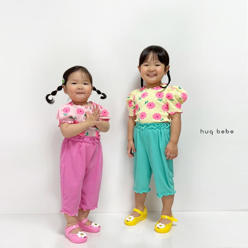 Hug Bebe - Korean Children Fashion - #minifashionista - Charlang Rib Pants - 3