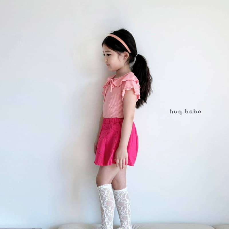 Hug Bebe - Korean Children Fashion - #minifashionista - Linen Skirt Pants - 8