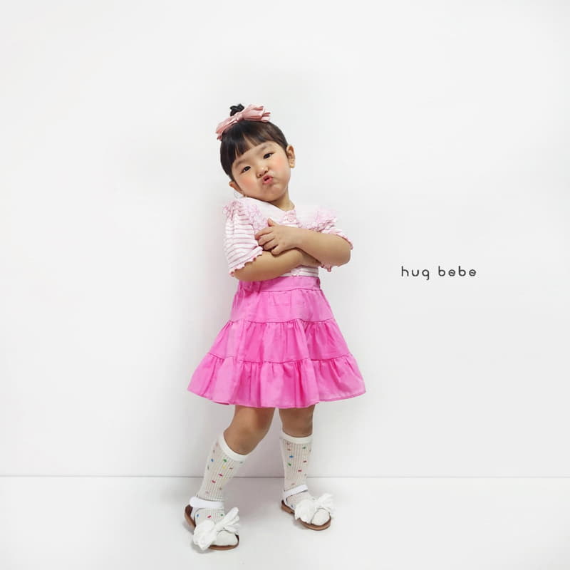 Hug Bebe - Korean Children Fashion - #prettylittlegirls - Ribbon Cherry Cardigan - 8