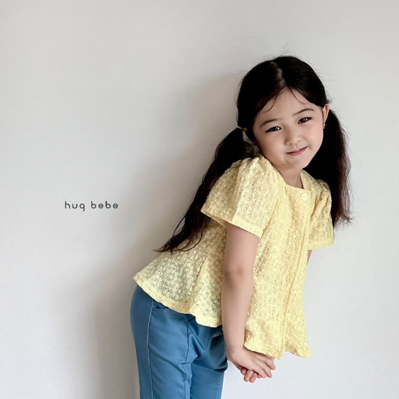 Hug Bebe - Korean Children Fashion - #stylishchildhood - Pearl Ribbon Pants - 10