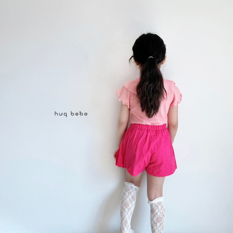 Hug Bebe - Korean Children Fashion - #todddlerfashion - Linen Skirt Pants - 10