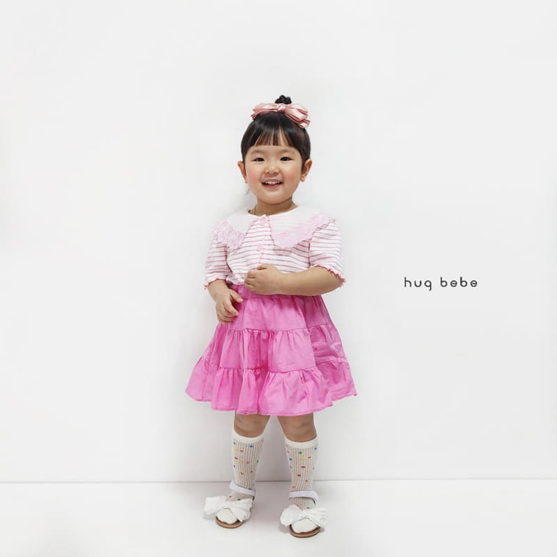 Hug Bebe - Korean Children Fashion - #todddlerfashion - Ribbon Cherry Cardigan - 9