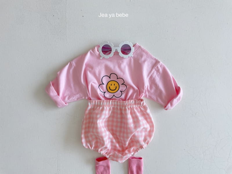Jeaya & Mymi - Korean Baby Fashion - #babyootd - Bebe Daisy Top Bottom Set - 3