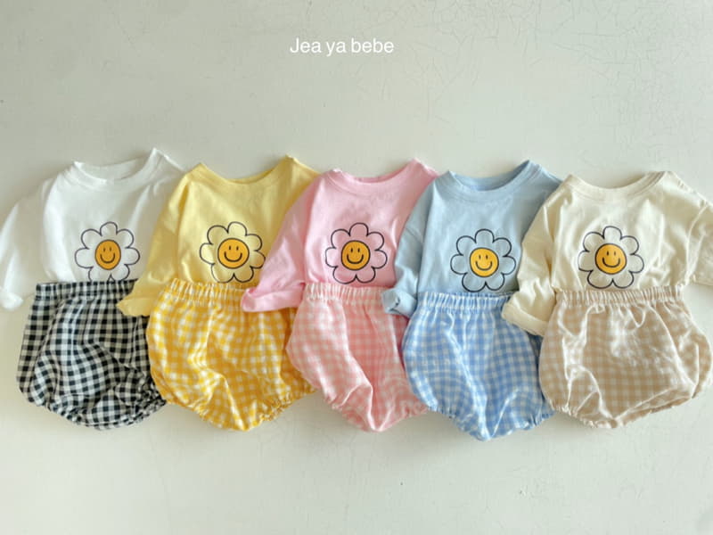 Jeaya & Mymi - Korean Baby Fashion - #babywear - Bebe Daisy Top Bottom Set - 6