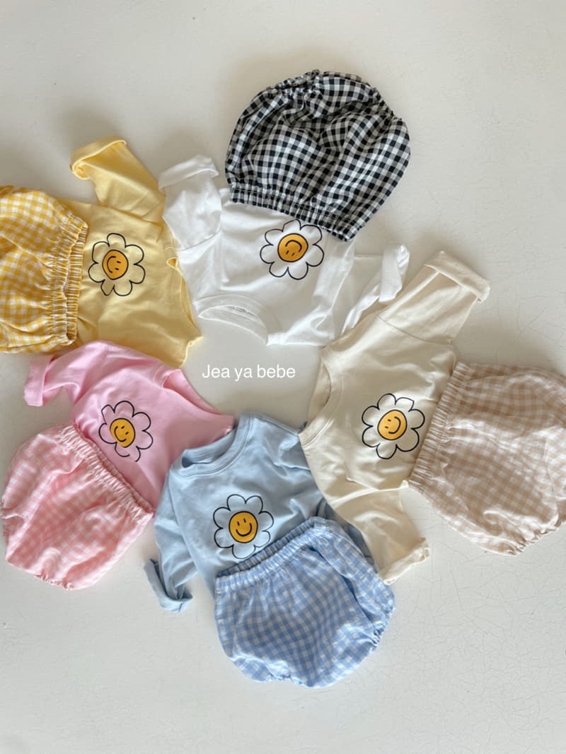 Jeaya & Mymi - Korean Baby Fashion - #onlinebabyboutique - Bebe Daisy Top Bottom Set - 7