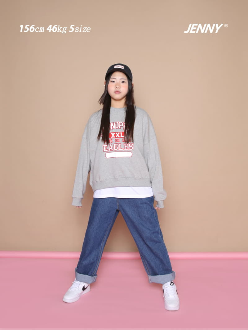 Jenny Basic - Korean Children Fashion - #prettylittlegirls - Eagle Sweatshirt - 4