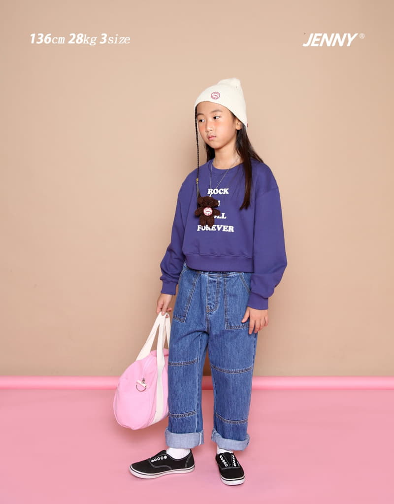 Jenny Basic - Korean Children Fashion - #prettylittlegirls - Foever Crop Sweatshirt - 6