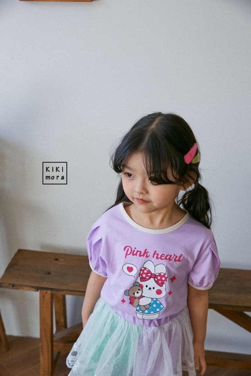Kikimora - Korean Children Fashion - #Kfashion4kids - Pink Rabbit Tee