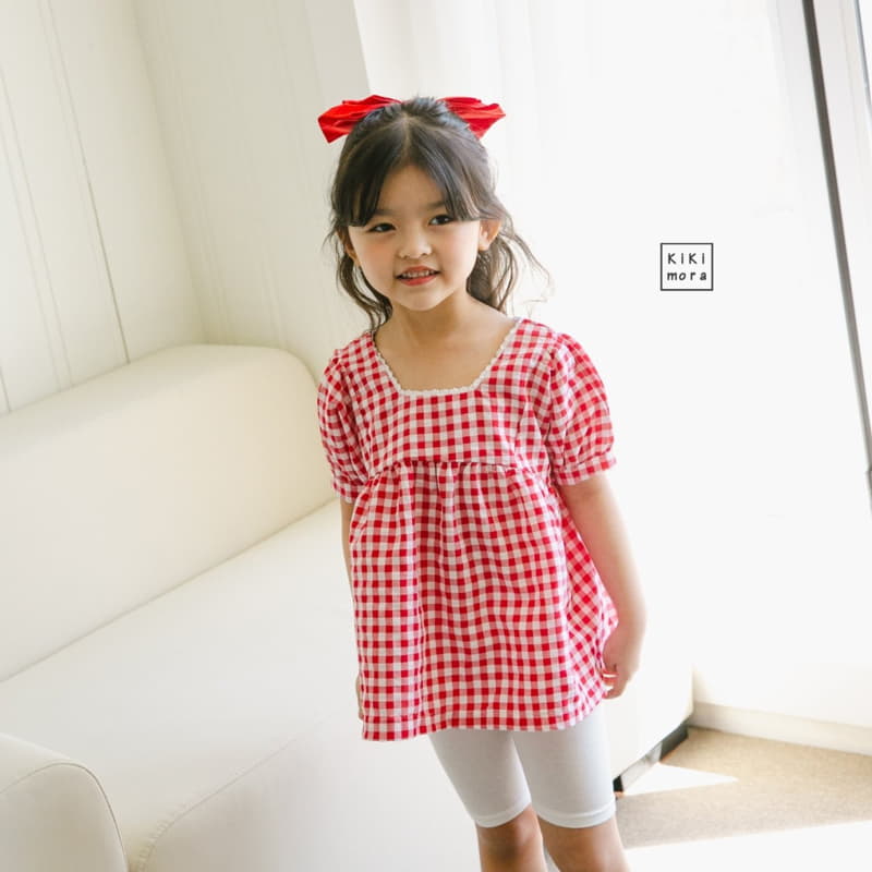 Kikimora - Korean Children Fashion - #childofig - Abanf Check Blouse - 7