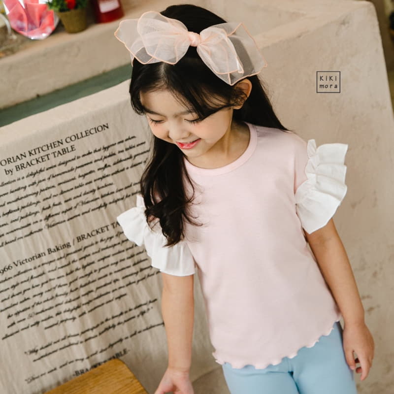 Kikimora - Korean Children Fashion - #childofig - Frill Rib Tee - 9