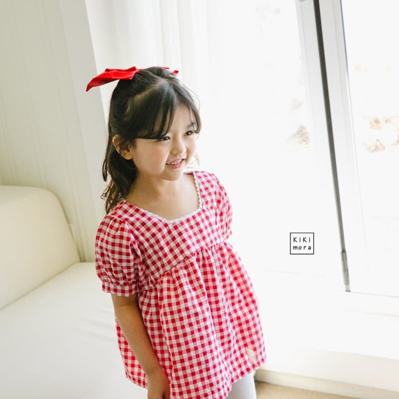 Kikimora - Korean Children Fashion - #childrensboutique - Abanf Check Blouse - 8