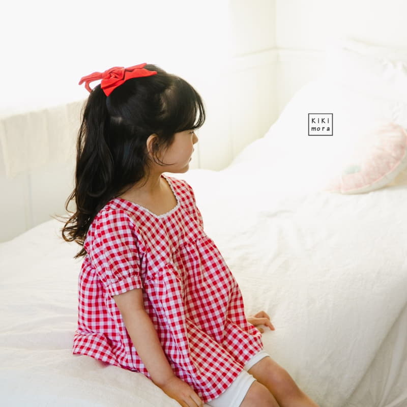 Kikimora - Korean Children Fashion - #discoveringself - Abanf Check Blouse - 10