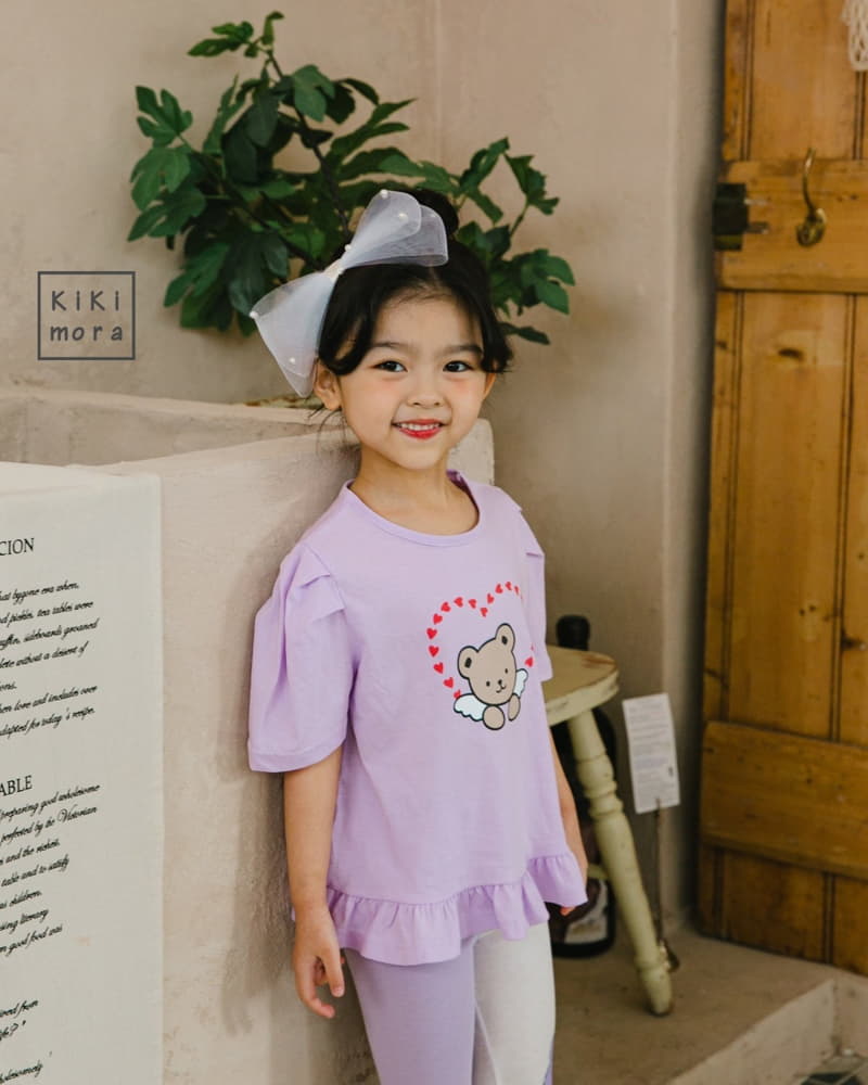 Kikimora - Korean Children Fashion - #discoveringself - Angel Bear Long Tee - 2