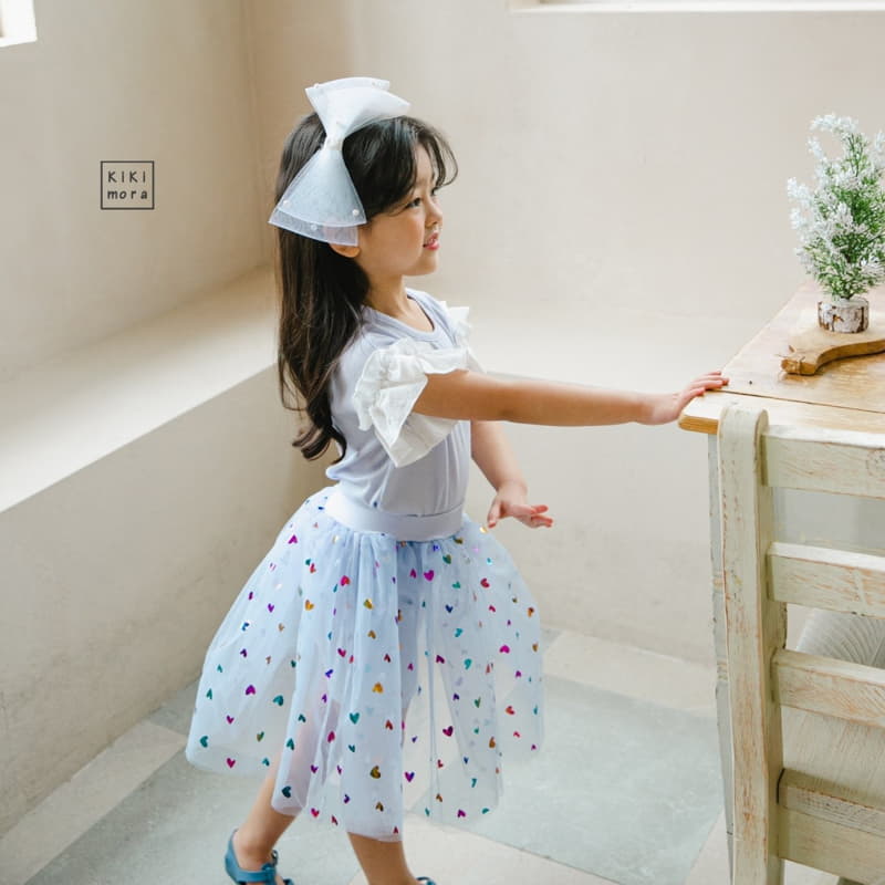 Kikimora - Korean Children Fashion - #discoveringself - Frill Rib Tee - 12