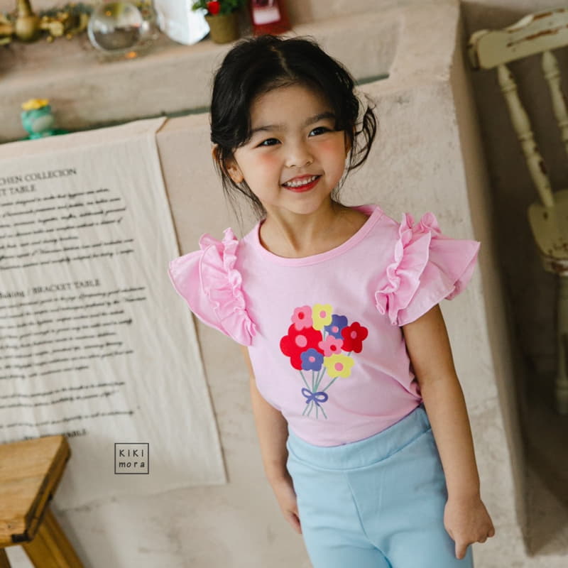 Kikimora - Korean Children Fashion - #discoveringself - Flower Frill Tee - 7