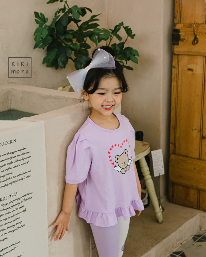 Kikimora - Korean Children Fashion - #fashionkids - Angel Bear Long Tee - 3