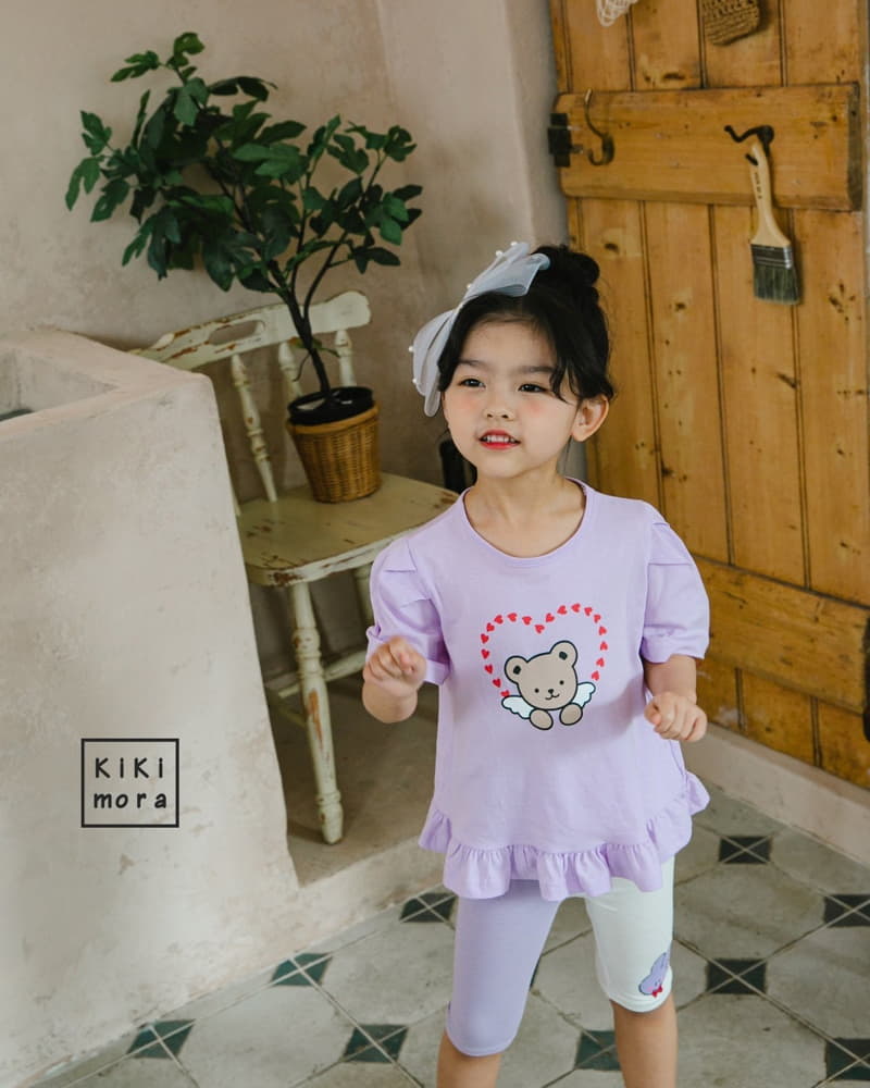 Kikimora - Korean Children Fashion - #fashionkids - Angel Bear Long Tee - 4