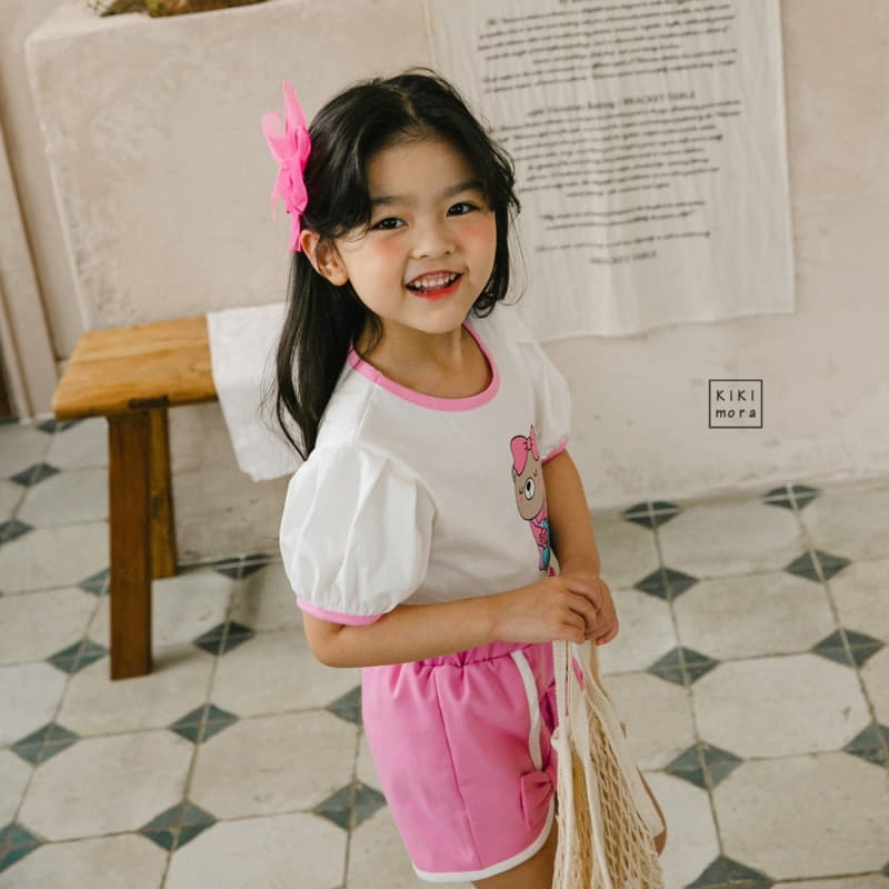 Kikimora - Korean Children Fashion - #kidsshorts - Bear Tee - 8