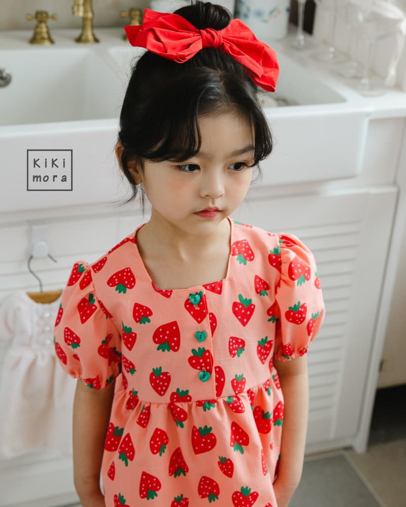 Kikimora - Korean Children Fashion - #kidsstore - Strawberry Blouse - 6