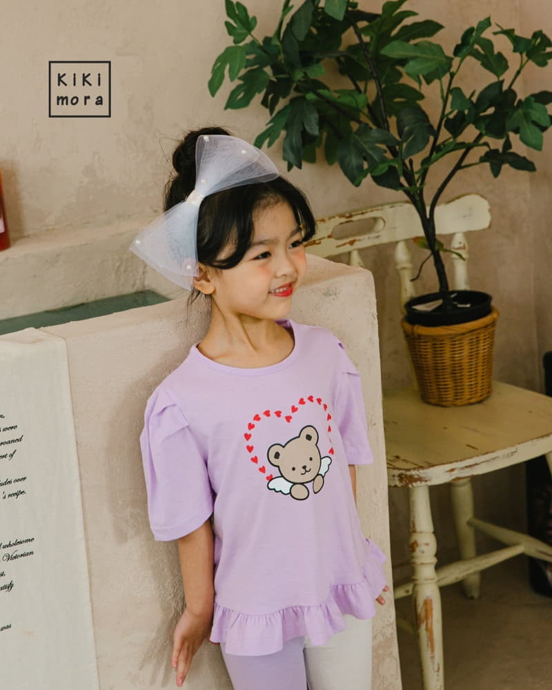 Kikimora - Korean Children Fashion - #kidsstore - Angel Bear Long Tee - 5