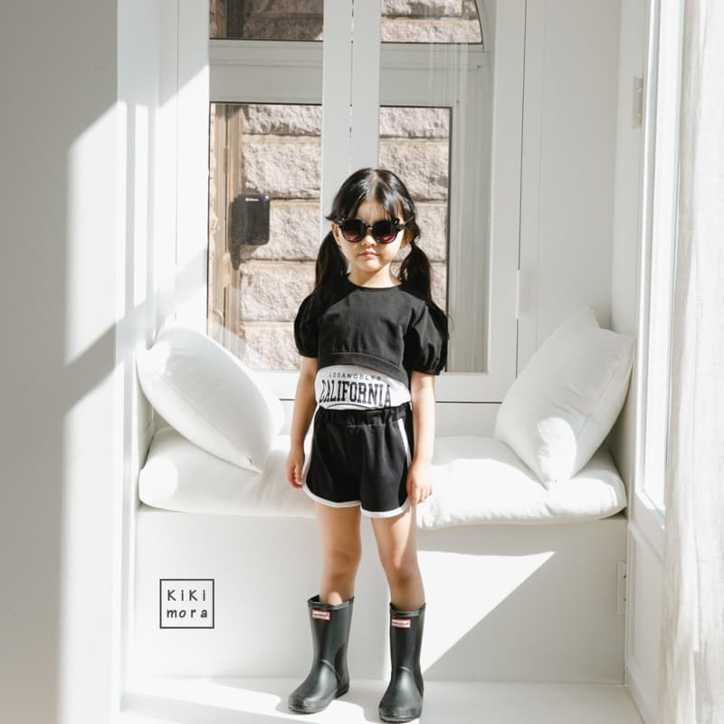 Kikimora - Korean Children Fashion - #kidsstore - Crop Crop Tee Sleeveless Bottom Set - 4