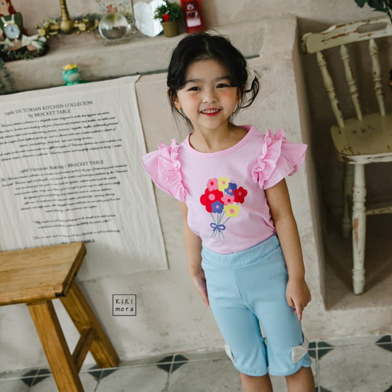 Kikimora - Korean Children Fashion - #kidzfashiontrend - Flower Frill Tee - 11