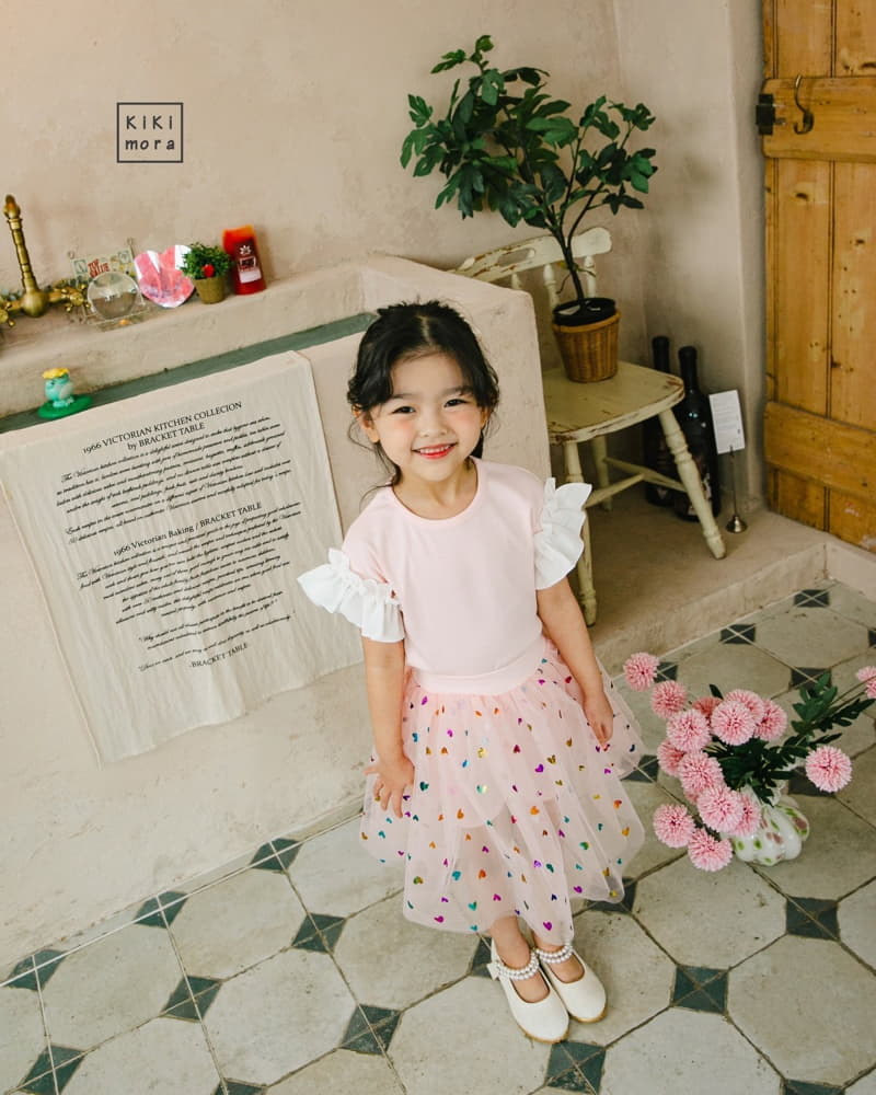 Kikimora - Korean Children Fashion - #Kfashion4kids - Frill Rib Tee - 4