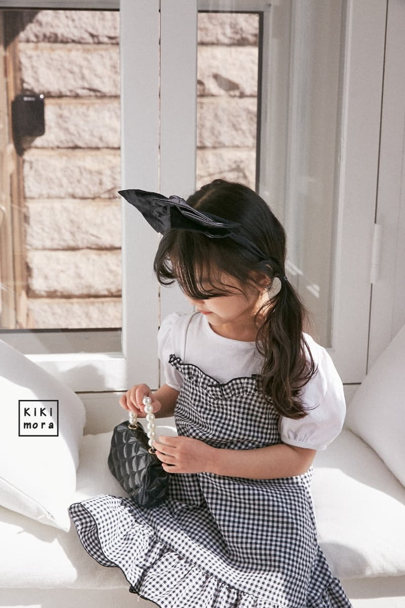 Kikimora - Korean Children Fashion - #magicofchildhood - Check Busiter One-piece - 6