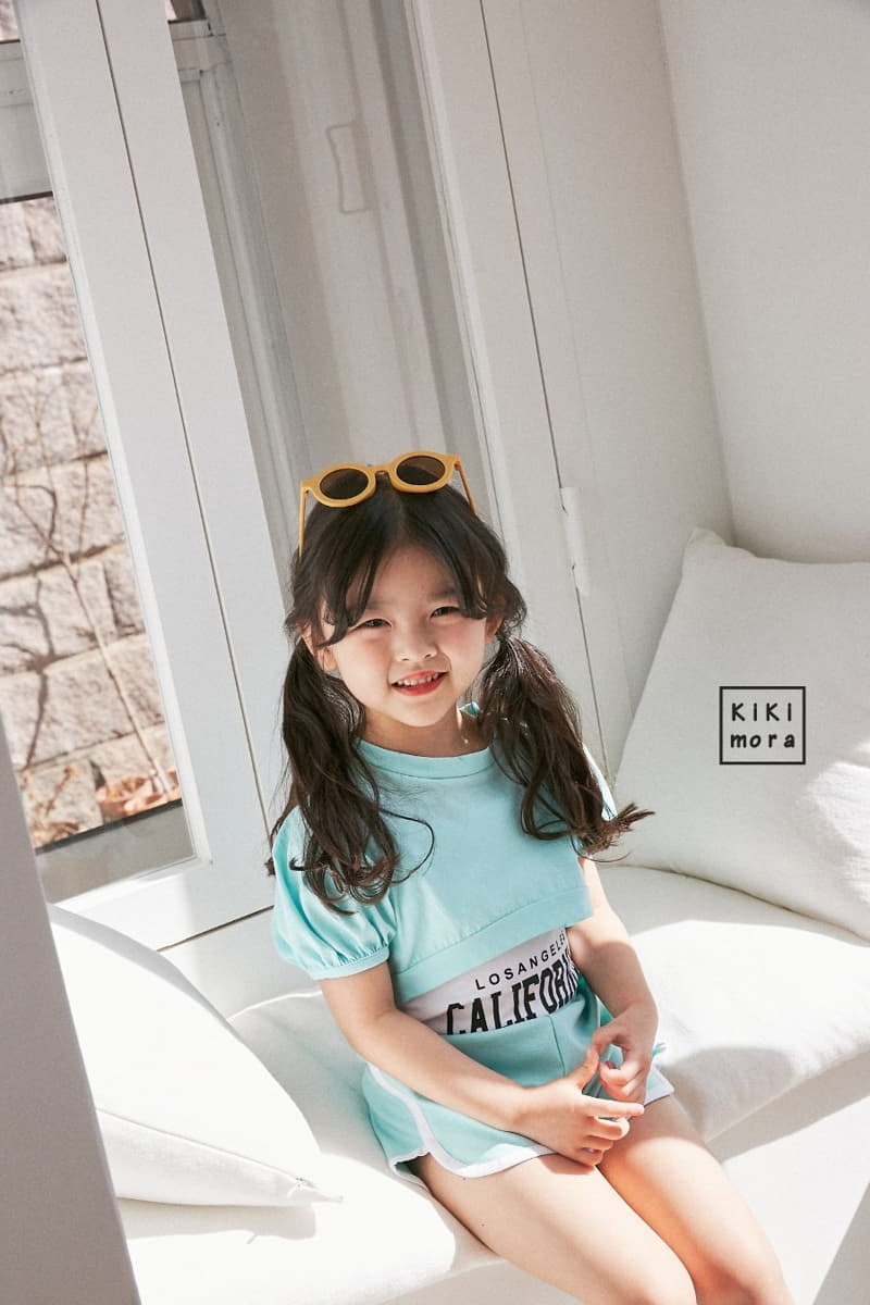 Kikimora - Korean Children Fashion - #minifashionista - Crop Crop Tee Sleeveless Bottom Set - 8
